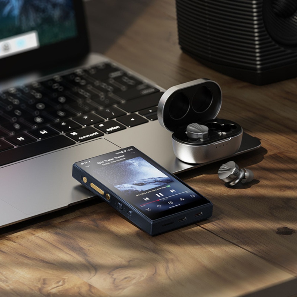 Fiio M21 con audifonos bluetooth