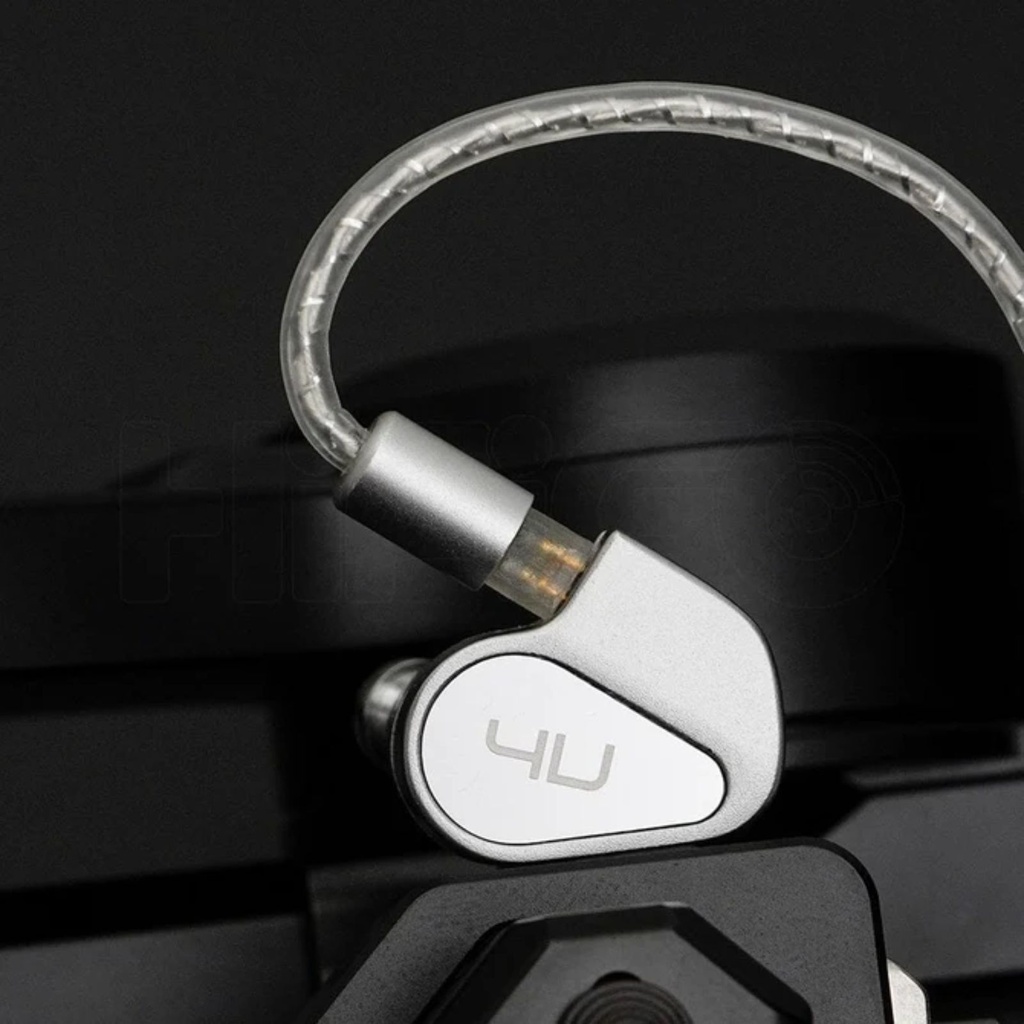 TANCHJIM 4U – IEM dinámico DMT-4 Ultra (cámara dual) con filtro ajustable 4 niveles, cable 2-pin 0.78 mm y jack 3,5 mm.