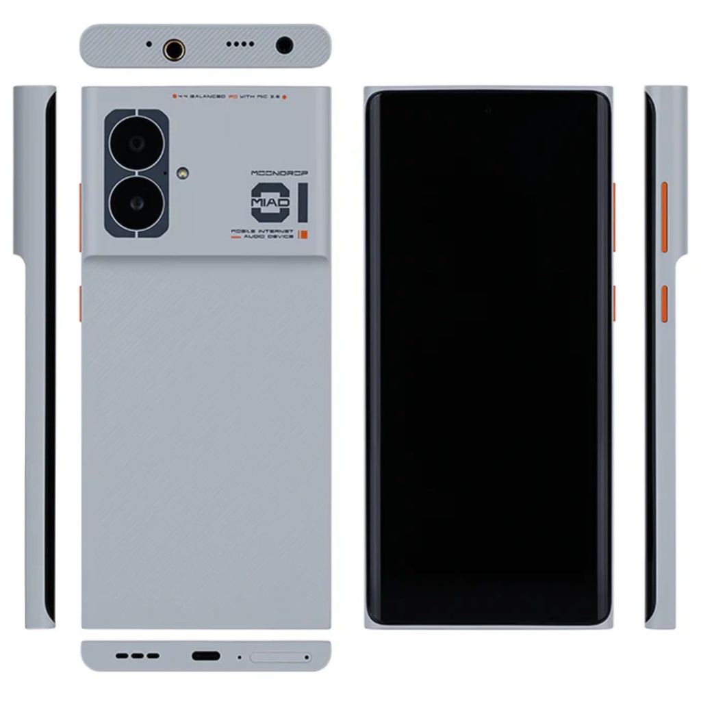 MOONDROP MIAD01 – Smartphone Hi-Fi 5G con salidas 3,5 mm (SE) + 4,4 mm (balanceada) y DAC dual.