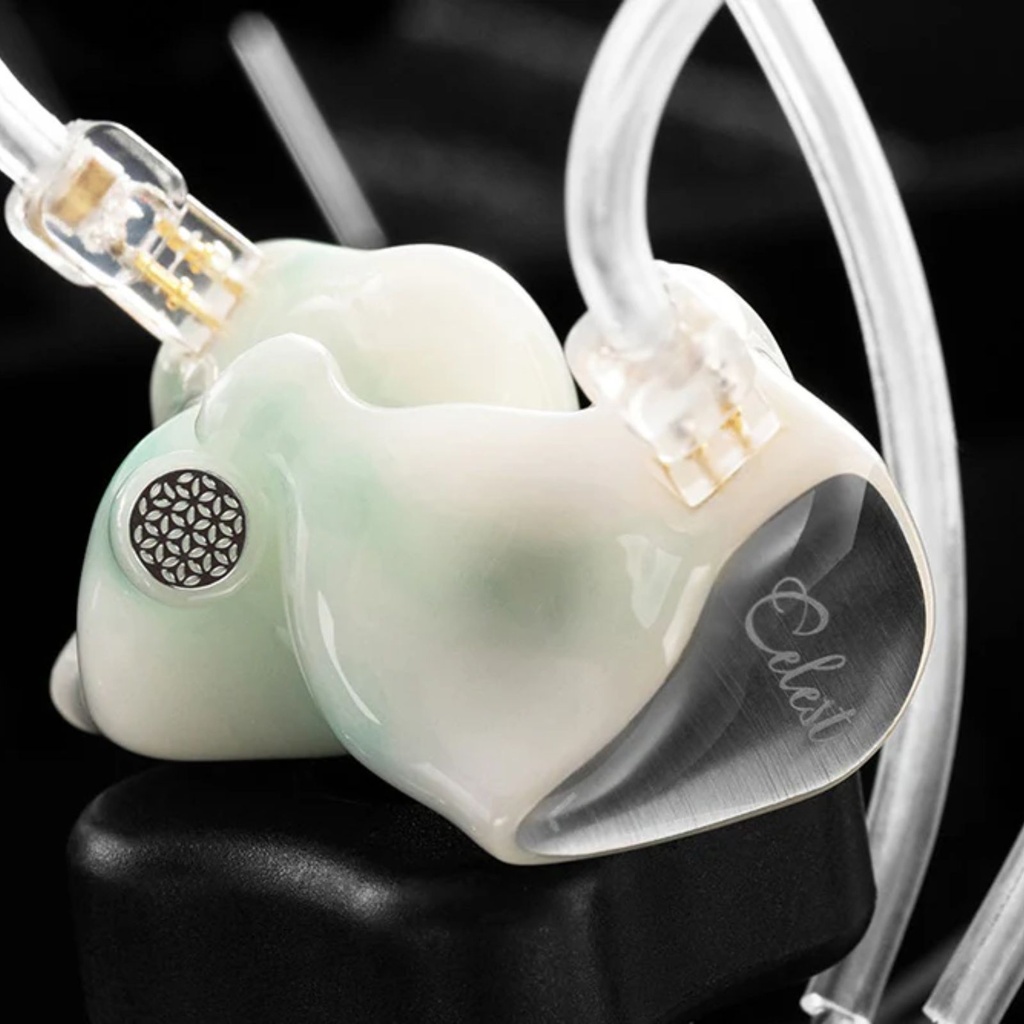 Kinera Celest Wyvern — IEM 1× dinámico 10 mm LCP (2-pin 0,78 mm, 3,5 mm), con mic en línea