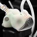 Kinera Celest Wyvern — IEM 1× dinámico 10 mm LCP (2-pin 0,78 mm, 3,5 mm), con mic en línea