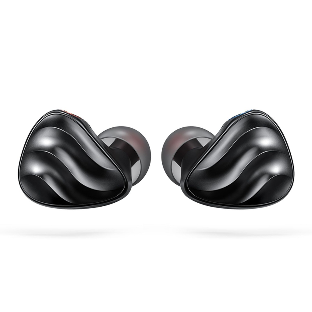 FiiO FH3 — IEM híbrido 1DD (10 mm berilio-plated) + 2× Knowles BA, MMCX y jack 3,5 mm.