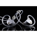 MOONDROP Aria 2 — IEM dinámico 1×DD · 0,78 mm 2-pin · cable con plugs 3,5 / 4,4 mm intercambiables.