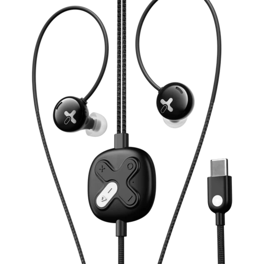 HiBy Digital XENO — IEM digital híbrido (10 mm dinámico grafeno + xMEMS) con cable USB-C (no desmontable), DAC dual + DSP, control 4 botones y mic omnidireccional.