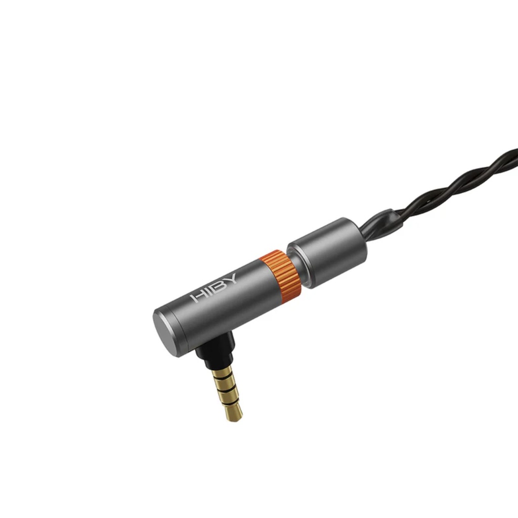 HiBy Yacht10 — IEM dinámico 10 mm (cúpula magnesio-aluminio de baja distorsión) · 0,78 mm 2-pin · cable PCOCC 1,25 m → 3,5 mm.