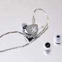 SIMGOT EW300 — IEM Tribrid 1×Dinámico + 1×Planar + 1×PZT (cerámico), jack 3,5 mm SE / Versión DSP USB-C, cápsula 0,78 mm 2-pin.