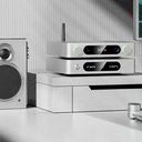 FiiO K13 R2R — DAC/Amplificador de escritorio fully balanced con tecnología R-2R de 24 bits · salidas balanceadas y single-ended · entradas USB, óptica, coaxial, I²S.