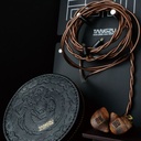 Tangzu FUDU Verse II — Hybrid IEM (1 Dynamic Driver + 2 Balanced Armatures) · con cable 0,78 mm 2-pin · plugs 3,5 mm / 4,4 mm.