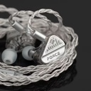 TANCHJIM x Effect Audio FORCE — IEM dual Dynamic Driver (10 mm + 8,2 mm) · tecnología DMT4 Ultra · crossover HPFD-SEF de segmentación precisa · 0,78 mm 2-pin (compatible 4-pin) · cable Effect Audio UP-OCC plateado con plugs 3,5 mm / 4,4 mm / USB-C (DSP).