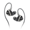 FiiO FH19 — IEM híbrido 2DD push-pull + 6 BA Knowles · diseño semi-abierto · filtro notch en medios · S.Turbo para graves · conector MMCX · cable de plata pura 8 hebras con plugs 3,5 / 4,4 mm.