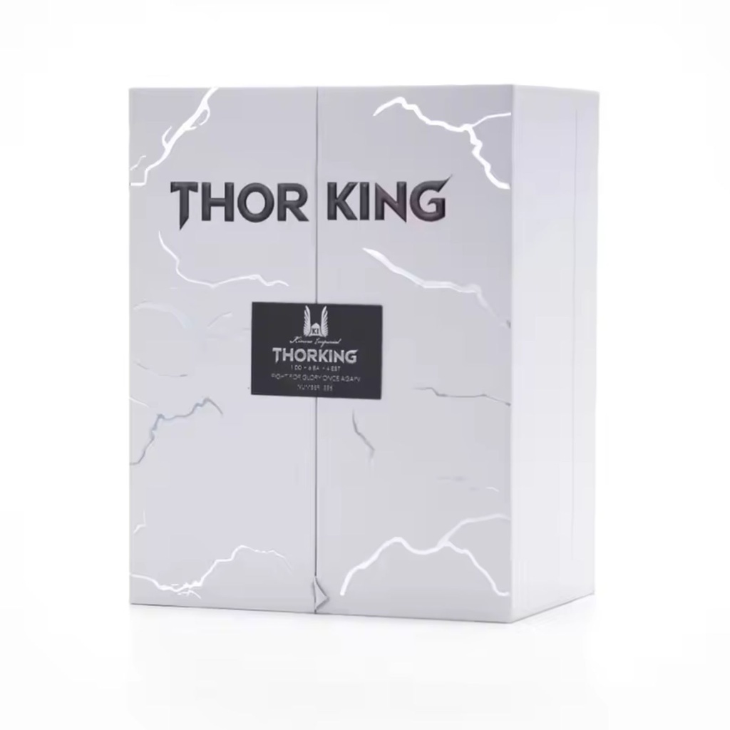Kinera ThorKing — IEM trihíbrido 1 Dynamic + 6 Balanced Armature + 4 EST (Sonion) · 0,78 mm 2-pin · cable 7N OCC 4 hilos con plug 4,4 mm balanceado · cuerpo metálico (latón), acabados matte / glossy.