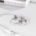 ddHiFi E14D Surface — IEM híbrido 1 Dynamic + 4 Balanced Armature (3-vías) · 0,78 mm 2-pin · cable 4,4 mm balanceado · carcasa de resina médica 3D-print.