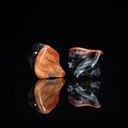 DUNU SA6 MK2 — IEM all-BA (6 Balanced Armature): 2× Sonion AcuPass woofers + 2× Knowles mid + 2× Knowles tweeters · switch de 2 firmas (Default / Atmospheric Immersion) · 0,78 mm 2-pin · cable Hulk Pro Mini con plugs modulares Q-Lock Plus (3,5 mm / 4,4 mm).
