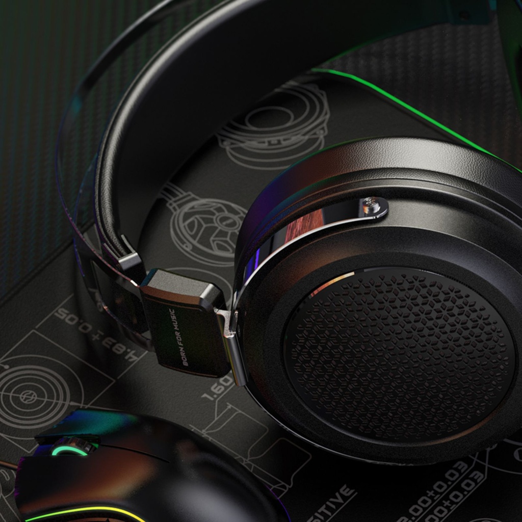 FiiO JT1 — over-ear cerrado con driver dinámico de 50 mm (PEK+PU + lámina de aluminio), imán N52 y bobina CCAW · cable desmontable dual 3,5 mm con mic/1 botón (CTIA) · incluye adaptador 6,3 mm.