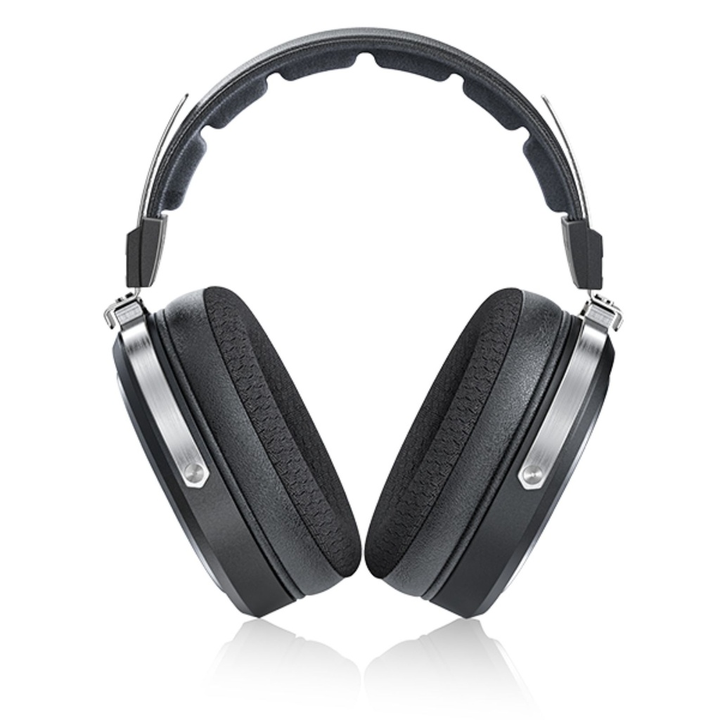 FiiO FT1 Pro — audífono over-ear abierto con driver planar magnético 95×86 mm (diafragma ultrafino 1 µm con doble recubrimiento zafiro + aluminio), 20 Ω, 112 dB/Vrms (95 dB/mW), 7–40 kHz, ≈374 g, cables SPC 3,5 mm y 4,4 mm (según pack) y estuche rígido.