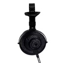 MOONDROP HORIZON — over-ear abierto con driver dinámico 50 mm UHE, 32 Ω, 109 dB/Vrms, 20–34 kHz; conectores dual 3,5 mm en los cascos; cable con puntas 3,5 mm SE y 4,4 mm balanceada.
