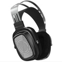 HarmonicDyne BAROQUE — over-ear abierto con driver dinámico 60 mm (diafragma cerámico-metálico) · 64 Ω · 109 dB/Vrms · 10–50 kHz · THD ≤0,2% · cables 3,5 mm SE y 4,4 mm BAL · cámaras CNC en aleación grado aeroespacial.