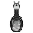 HarmonicDyne BAROQUE — over-ear abierto con driver dinámico 60 mm (diafragma cerámico-metálico) · 64 Ω · 109 dB/Vrms · 10–50 kHz · THD ≤0,2% · cables 3,5 mm SE y 4,4 mm BAL · cámaras CNC en aleación grado aeroespacial.