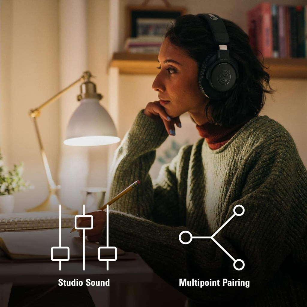 Audio-Technica ATH-M20xBT – audífonos Bluetooth (60 h)