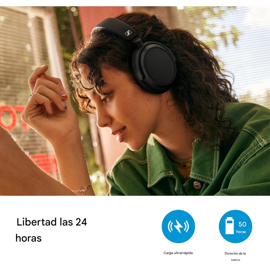 Sennheiser ACCENTUM Plus – audífonos ANC (50 h)