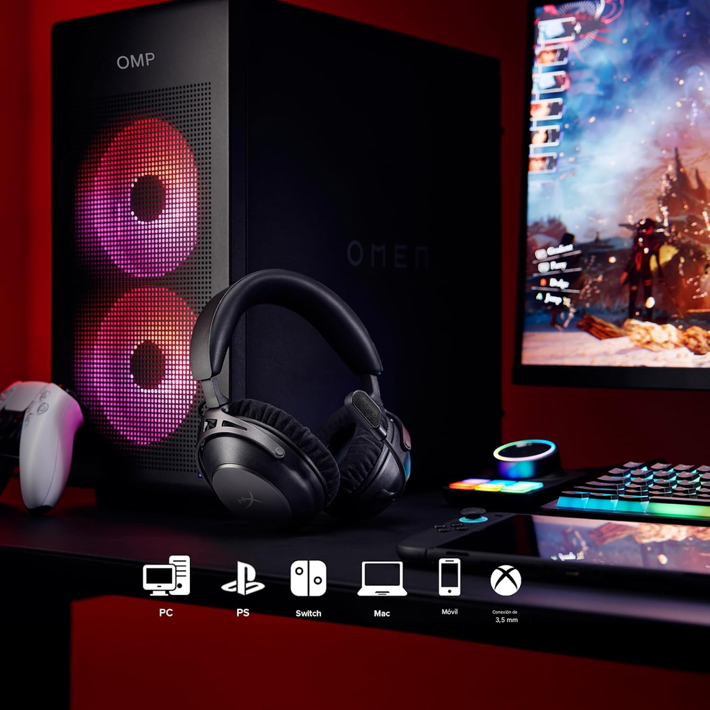 HyperX Cloud Alpha 2 – Wireless Gaming Headset (SKU AJ5C7AA).