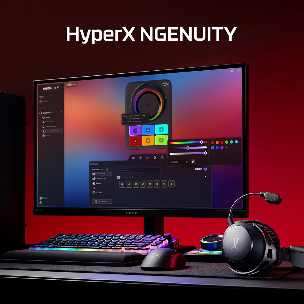 HyperX Cloud Alpha 2 – Wireless Gaming Headset (SKU AJ5C7AA).