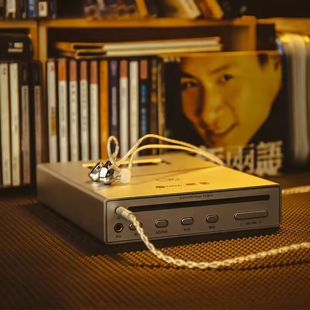 Shanling EC Mini: Reproductor de CD Portátil Hi-Fi | Doble DAC ES9219 | Salida Balanceada 4.4mm