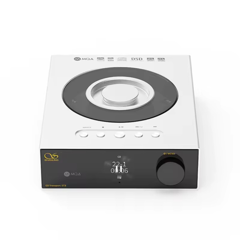 Shanling ET3: Transporte de CD Digital de Referencia | Salida I2S y AES/EBU | Up-sampling MQA