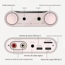 SHANLING H5: DAC/Amp Portátil y Reproductor Hi-Res | Doble DAC AK4493SEQ | Salida Balanceada 4.4mm | Control vía App