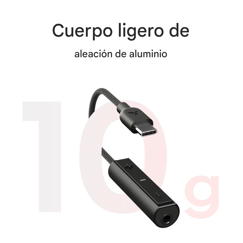 HiBy Digital D1: Dongle DAC/AMP Portátil | Audio Hi-Res | Plug & Play | Salida 3.5mm | Compatible con Android, iOS y PC