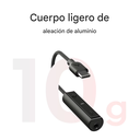 HiBy Digital D1: Dongle DAC/AMP Portátil | Audio Hi-Res | Plug & Play | Salida 3.5mm | Compatible con Android, iOS y PC