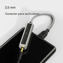HiBy Digital D1: Dongle DAC/AMP Portátil | Audio Hi-Res | Plug & Play | Salida 3.5mm | Compatible con Android, iOS y PC