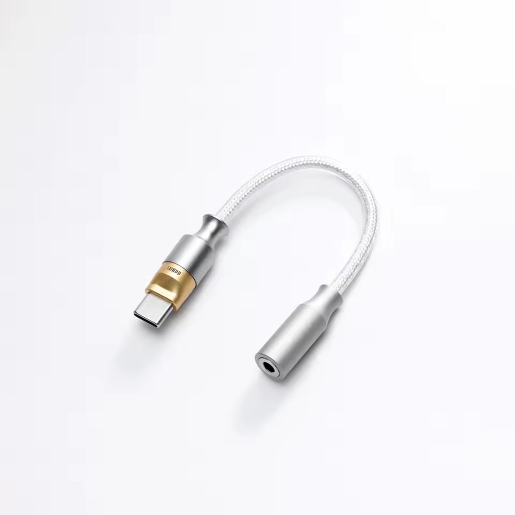 ddHiFi TC35CM2 (Gen 2): Adaptador DAC USB-C a 3.5mm | Cuerpo Unibody de Aluminio | Chip ALC5686 | Audio 32-bit/384kHz | Soldadura de Plata