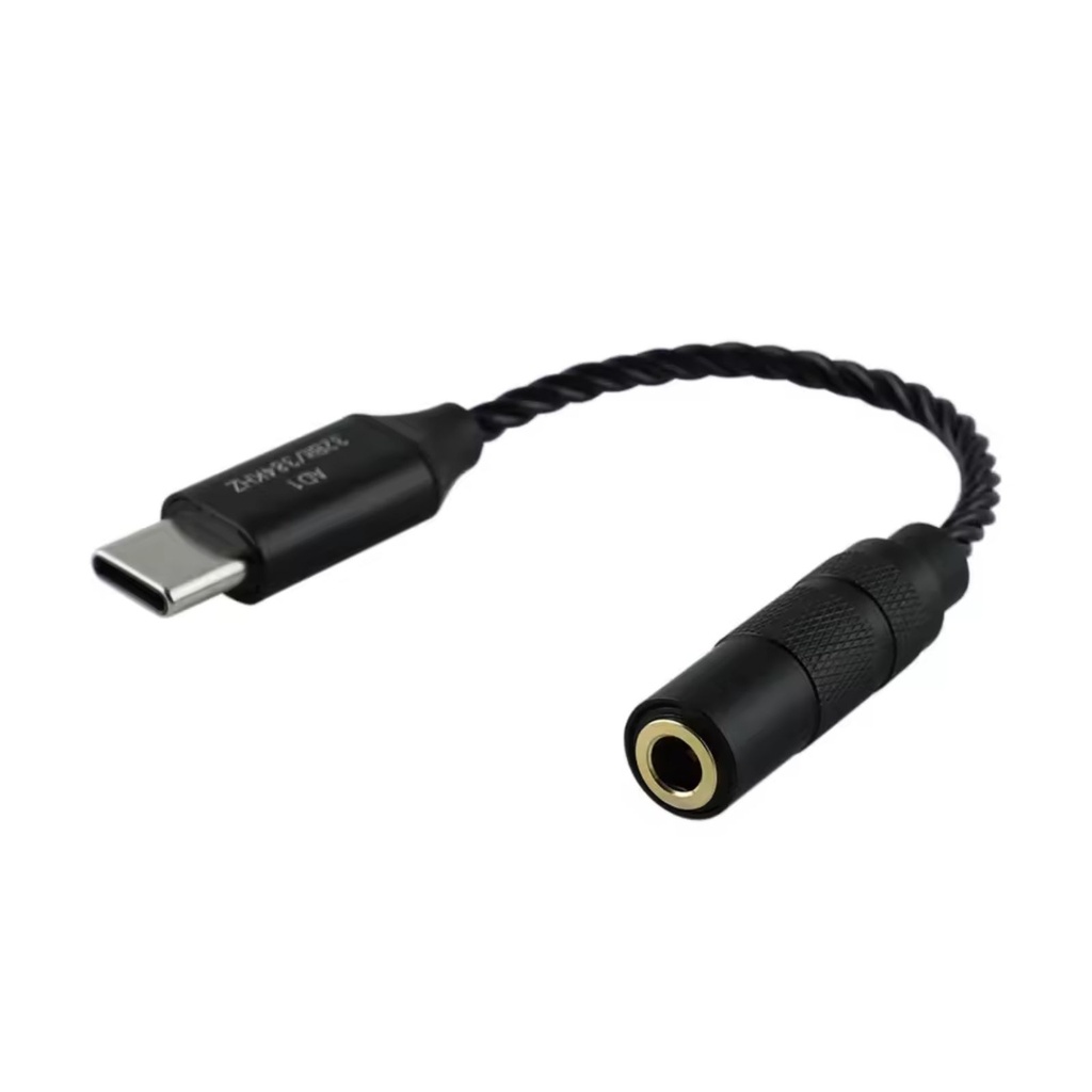 Kiwi Ears AD1: Dongle DAC/AMP USB-C a 3.5mm | Chip ESS9280AC Pro | Cable OFC de 4 Núcleos | Audio Hi-Res | Plug & Play