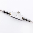 Kiwi Ears Allegro Mini: Dongle DAC/AMP Ultra Compacto | Audio Hi-Res 32-bit/384kHz | DSD128 | Chasis de Aleación de Aluminio | USB-C