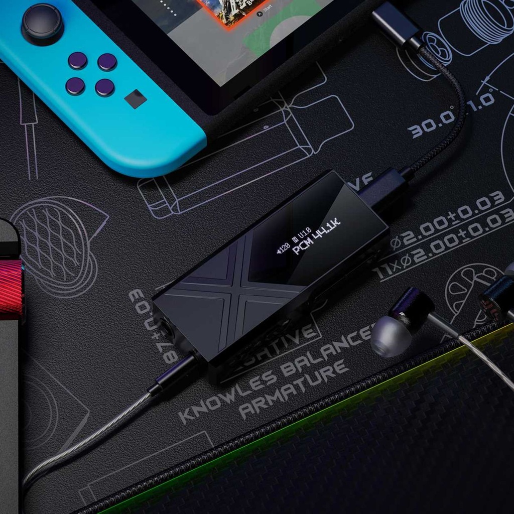 FiiO KA17: DAC/AMP Balanceado Flagship | 650mW Potencia | Dual ES9069Q | Amplificación THX AAA 78+ | Pantalla OLED