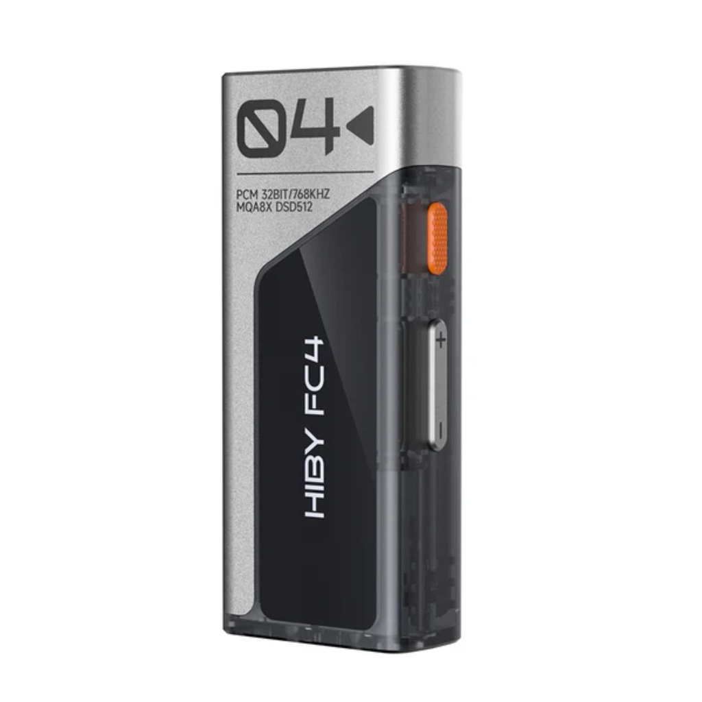 HiBy FC4 with Display: DAC/AMP Balanceado Portátil | Dual CS43131 | 340mW Potencia | Pantalla LCD | PEQ Personalizable | DSD512 & PCM 768kHz