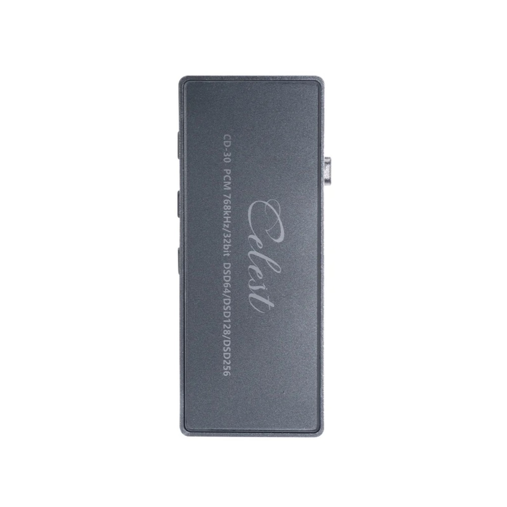 Kinera Celest CD-30: DAC/AMP Balanceado Portátil | ESS ES9039Q2M Flagship | 550mW Potencia | Ultraligero 21g | Hi-Res 32-bit/768kHz DSD512