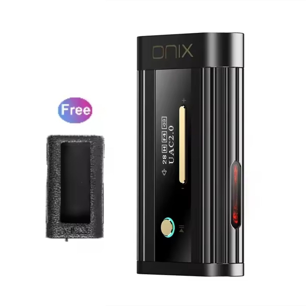 ONIX Beta XI2: Dongle DAC/AMP Híbrido | Dual JAN6418 Vacuum Tubes | Dual CS43198 | 550mW Potencia | Pantalla OLED 0.87" | Sonido Analógico Premium