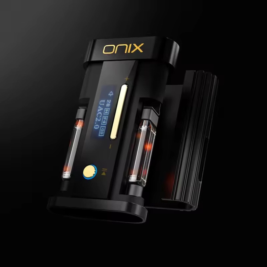 ONIX Beta XI2: Dongle DAC/AMP Híbrido | Dual JAN6418 Vacuum Tubes | Dual CS43198 | 550mW Potencia | Pantalla OLED 0.87" | Sonido Analógico Premium