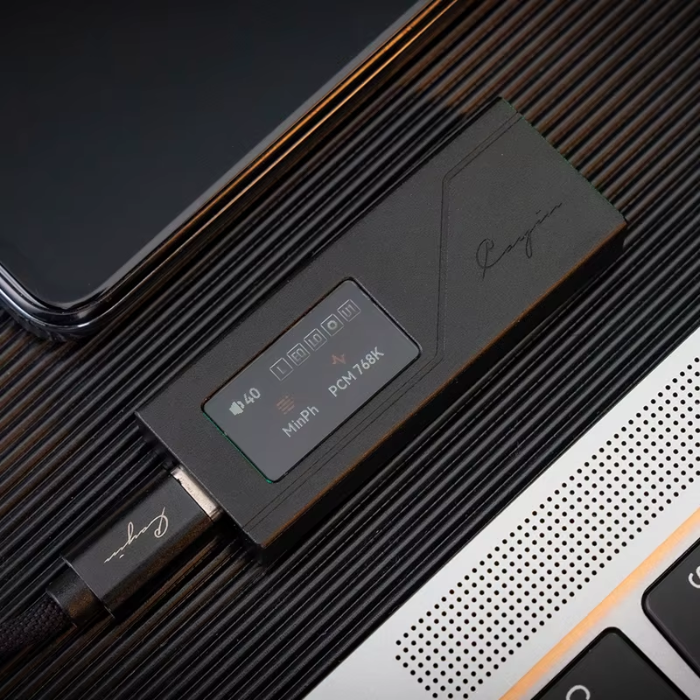 Cayin RU3: Dongle DAC/AMP Flagship | ESS ES9069Q | 560mW Potencia Balanceada | Pantalla IPS LCD 0.96" | Hi-Res 768kHz DSD512 | Arquitectura RISC-V