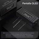 TRN TE PRO: DAC/AMP Balanceado Portátil | Dual CS43198 Flagship | Pantalla OLED | 240mW Potencia | Salida Óptica S/PDIF | PCM 768kHz DSD256