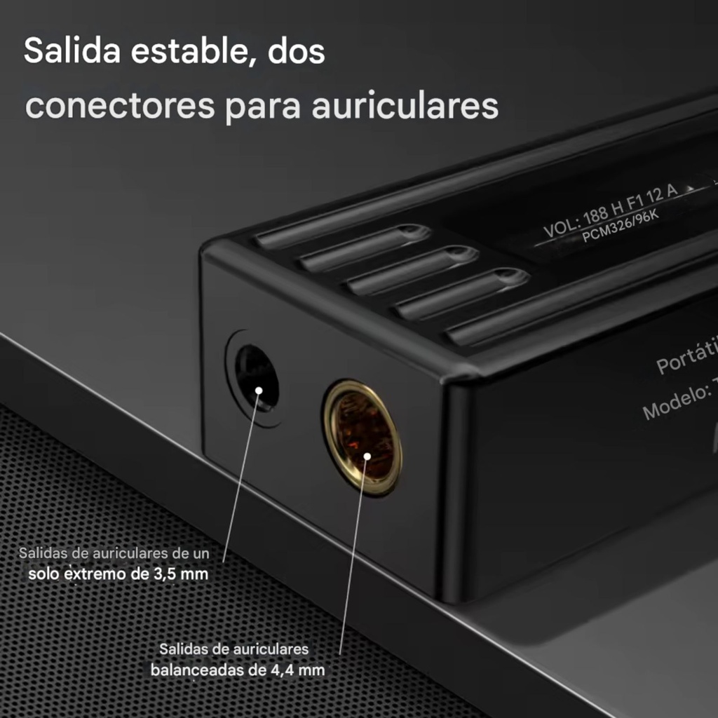 TRN TE PRO: DAC/AMP Balanceado Portátil | Dual CS43198 Flagship | Pantalla OLED | 240mW Potencia | Salida Óptica S/PDIF | PCM 768kHz DSD256