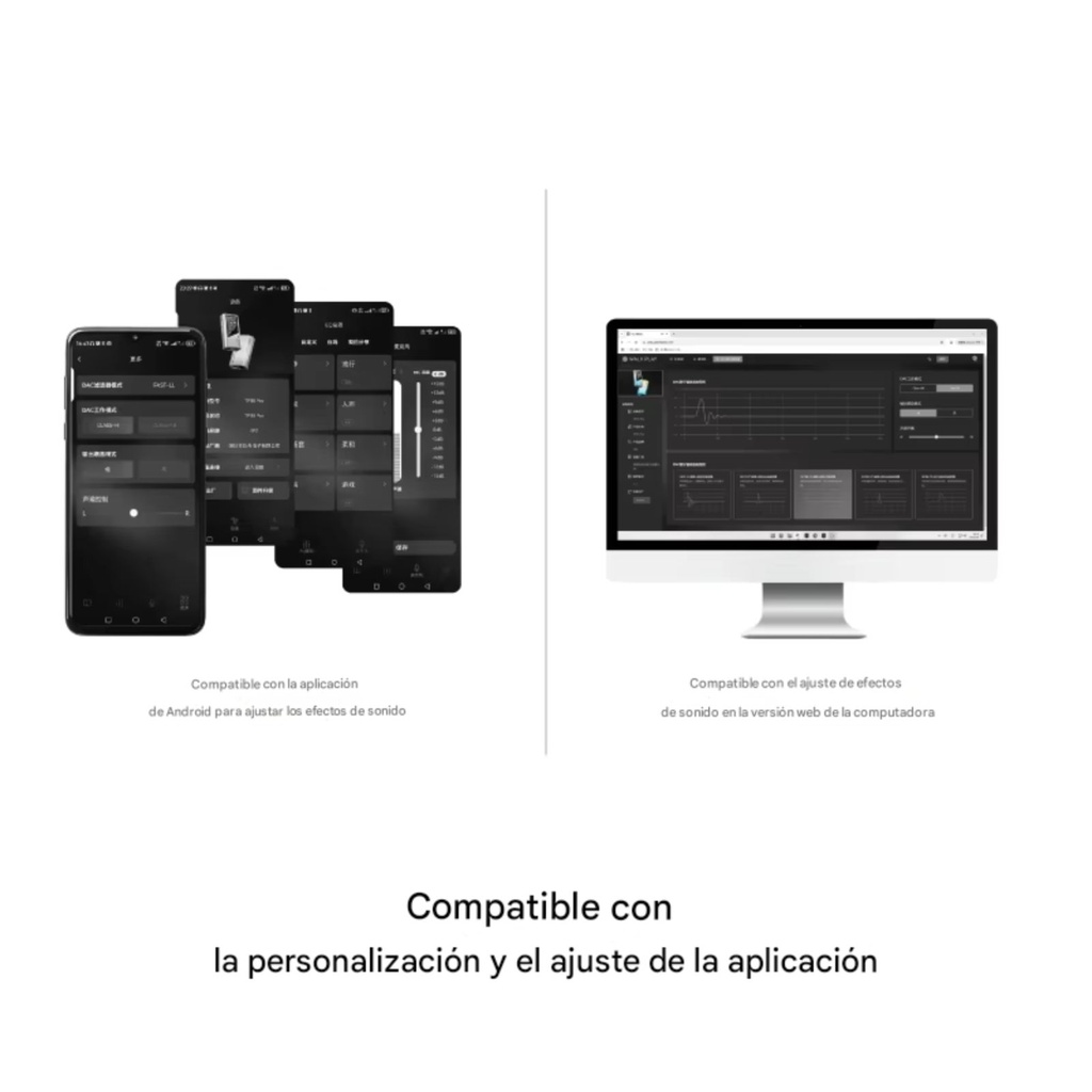 EPZ TP35 Pro: DAC/AMP Balanceado Portátil | Dual CS43198 Flagship | 262mW Potencia | Ventana Transparente | App con PEQ | Hi-Res DSD256