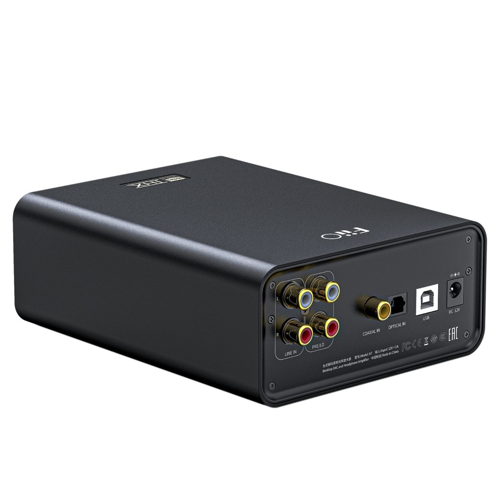 FiiO K7 / K7 BT: DAC/AMP Balanceado de Escritorio | Dual AK4493S | THX AAA 788+ | 2000mW Potencia | Salidas 4.4mm/6.35mm | (Opción Bluetooth 5.1 LDAC)