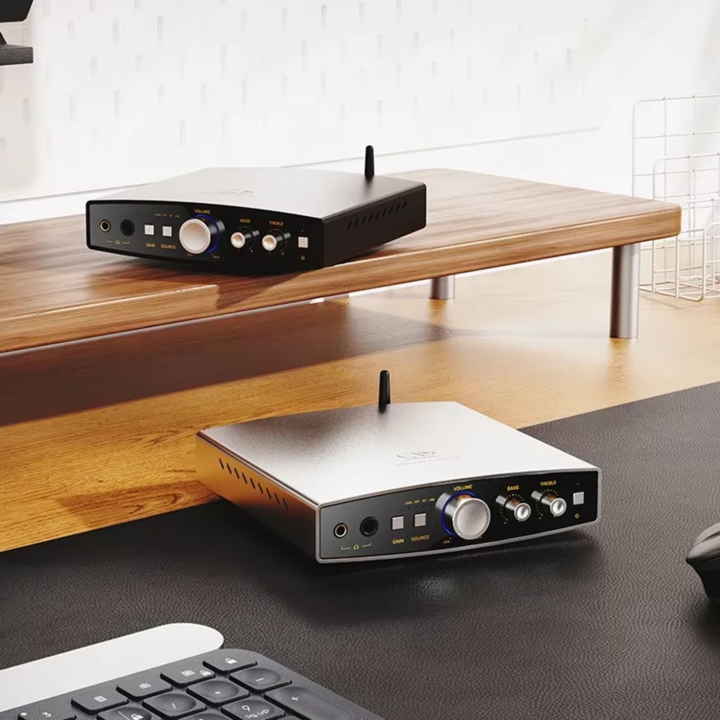 Shanling EH2: DAC/AMP de Escritorio R2R 24-Bit | 4350mW de Potencia | Modos NOS/OS | Controles Físicos Bass/Treble | Bluetooth 5.2 LDAC