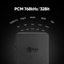 HiBy FD3: DAC/AMP Portátil Ultra-Compacto | Dual ES9038Q2M | Salidas 3.5mm, 2.5mm y 4.4mm | Control de Volumen Físico | DSD512