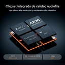 Fosi Audio K7: DAC/AMP de Escritorio Audiófilo y Gamer | AK4493SEQ | 2100mW Potencia | Salida 4.4mm | Bluetooth aptX HD | Entrada Micrófono