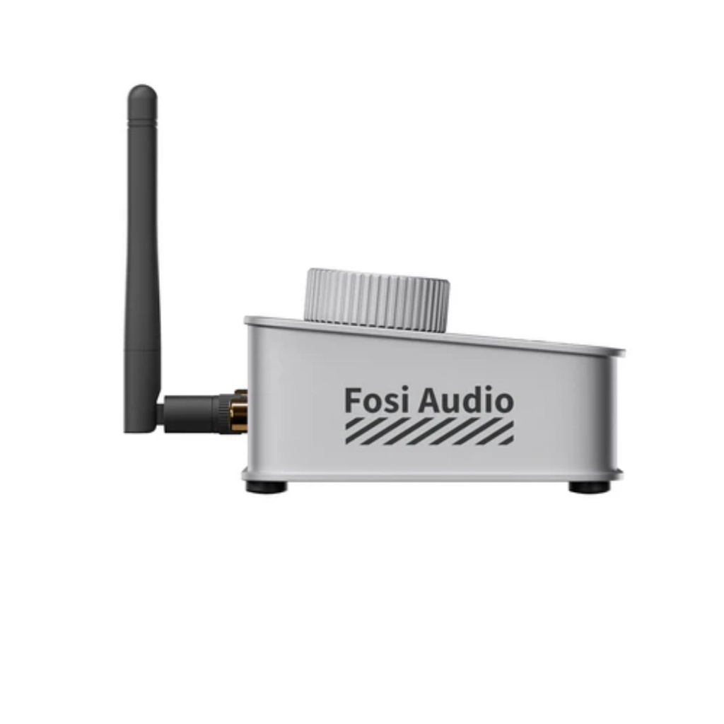 Fosi Audio K7: DAC/AMP de Escritorio Audiófilo y Gamer | AK4493SEQ | 2100mW Potencia | Salida 4.4mm | Bluetooth aptX HD | Entrada Micrófono