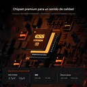 Fosi Audio SK02: DAC/AMP de Escritorio Vertical | ESS ES9038Q2M | 1100mW Potencia | Salida 4.4mm Balanceada | Óptica / USB-C